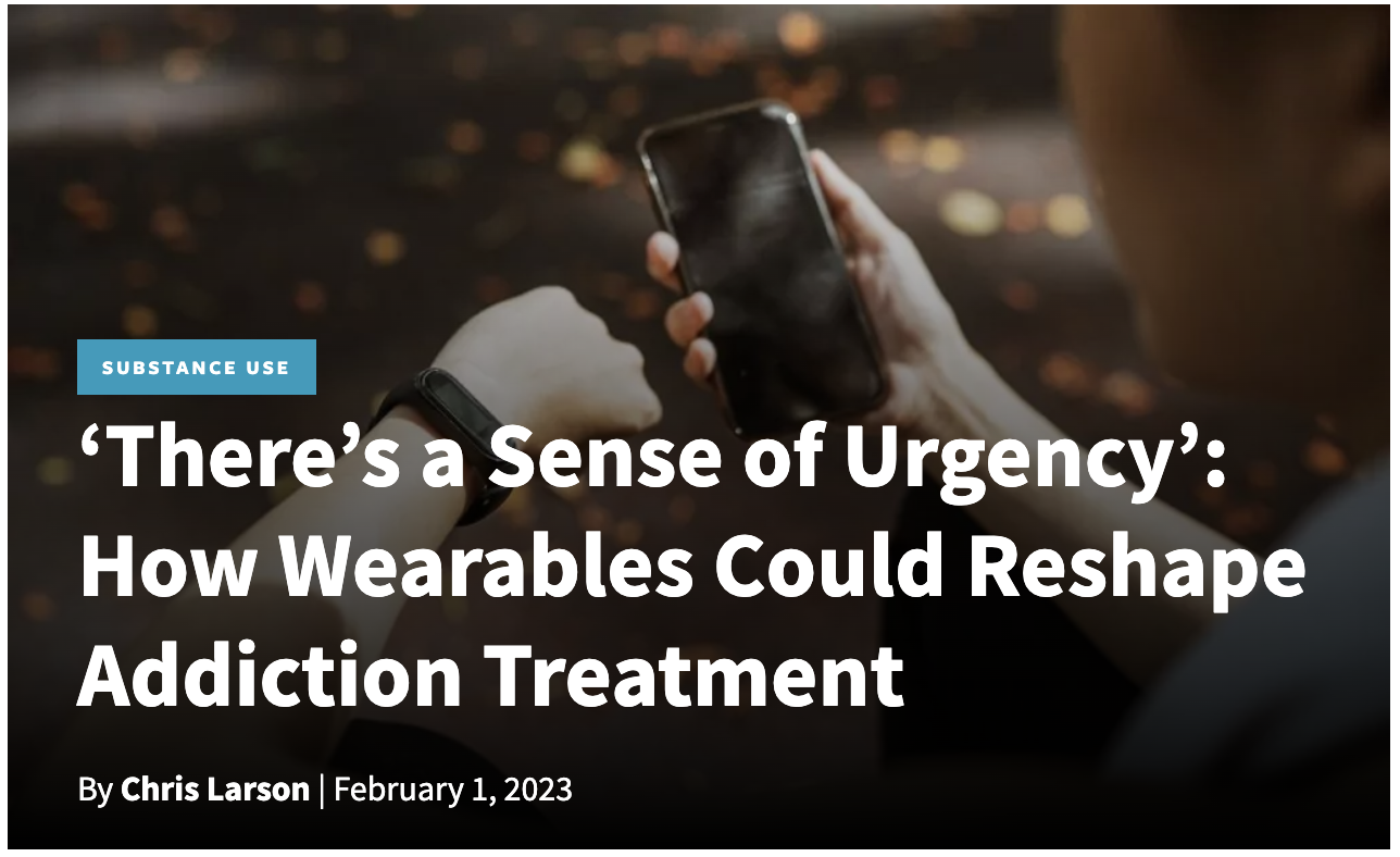 ‘There’s a Sense of Urgency’: How Wearables Could Reshape Addiction Treatment